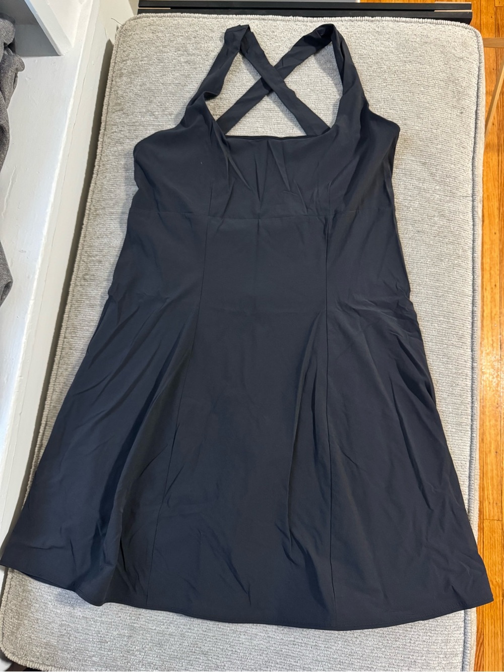 Outdoor Voices Black Athletic Crossback Dress